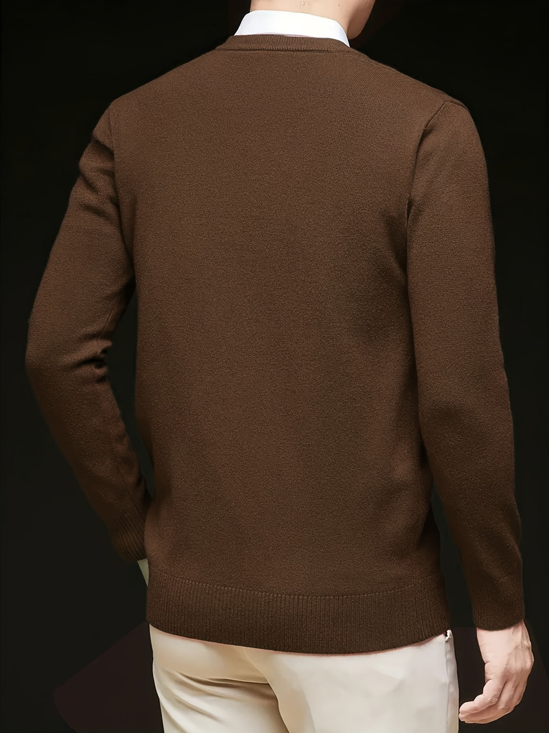Adrian | Men’s V-Neck Knit Jumper