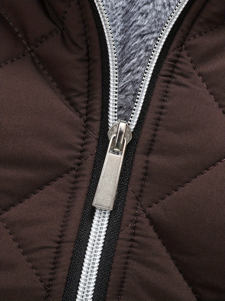 Callum | Men's Quilted Bomber Jacket