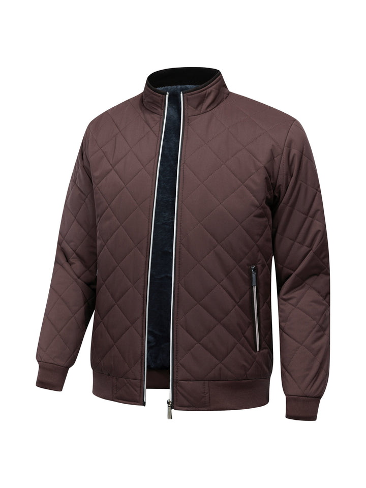 Callum | Men's Quilted Bomber Jacket