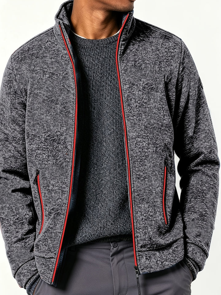 Gareth | Men’s Full-Zip Jacket with Contrast Trim