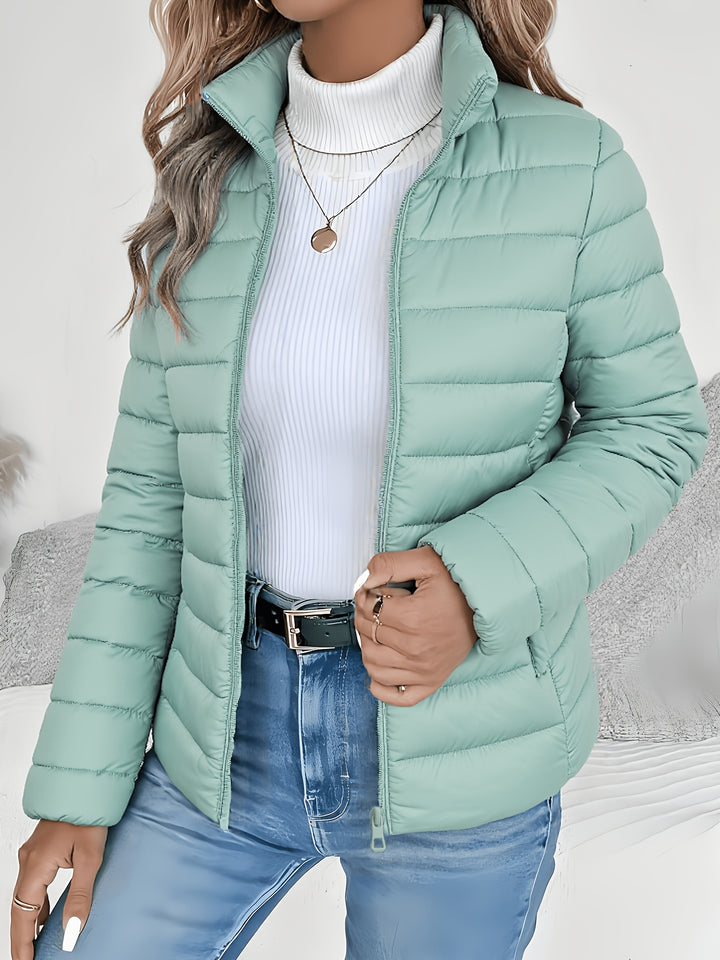 Nora | Quilted High-Neck Zip Jacket