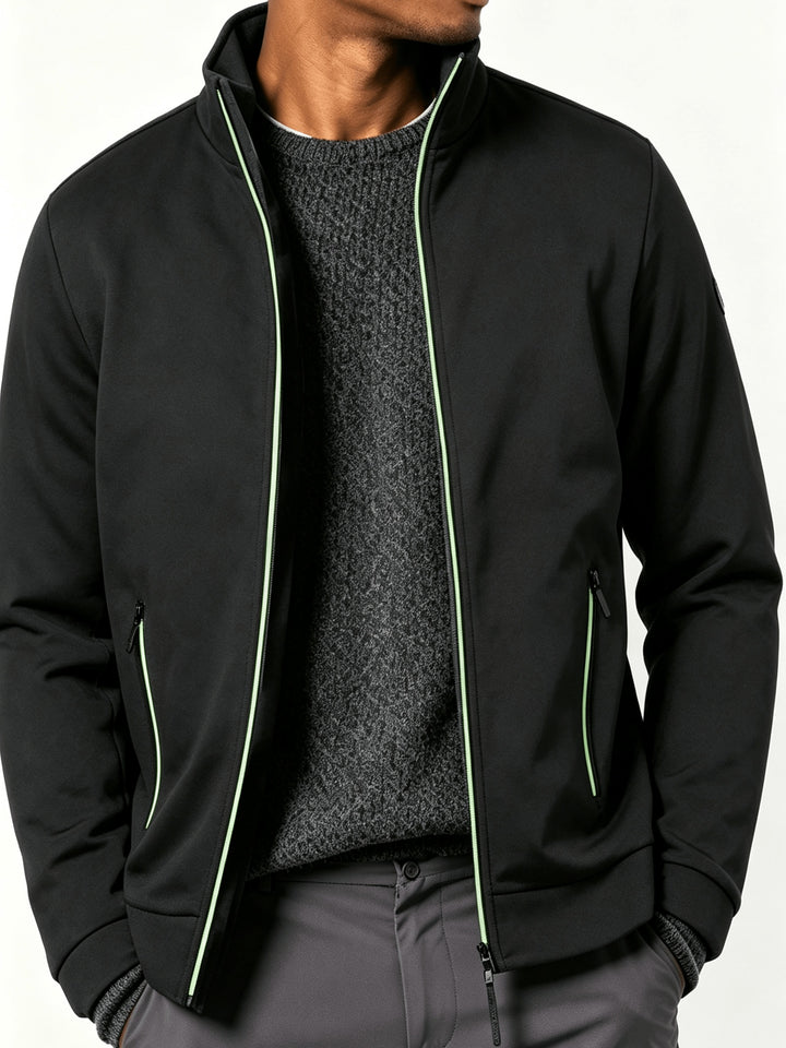 Gareth | Men’s Full-Zip Jacket with Contrast Trim