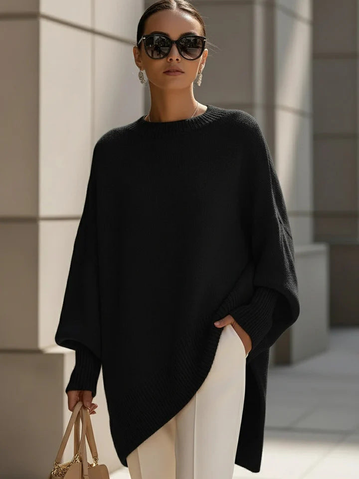 Sidonie | Women's Thick Knit Crew Neck Sweater