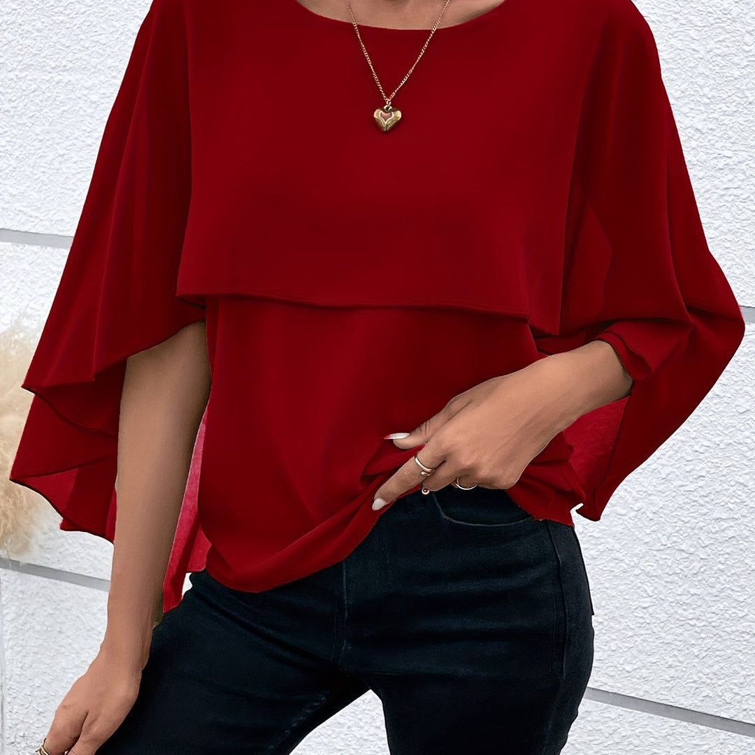 Selina | Asymmetrical Overlay Top