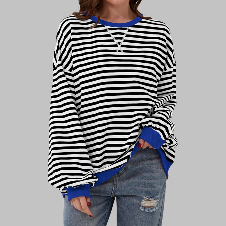 Camille | Striped Long-Sleeve Casual Top