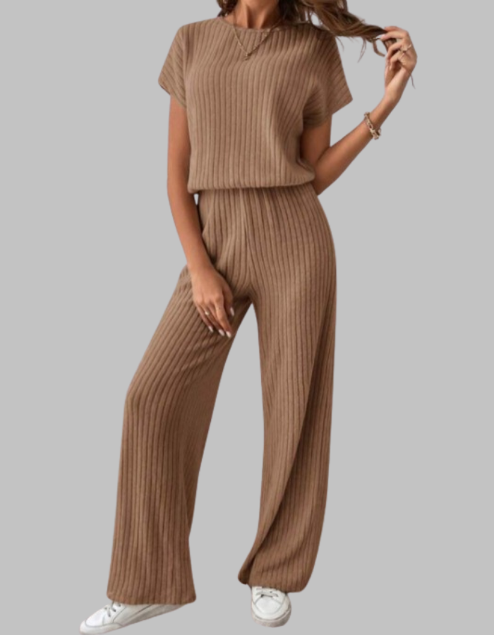 Lydia | Women's Short Sleeve Top & Trouser Set