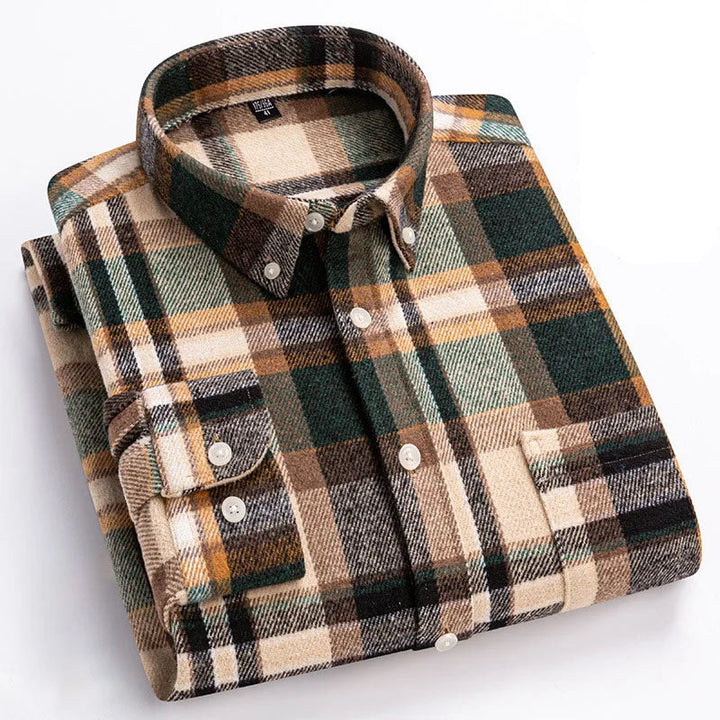 Everett | Men's Check Button-Down Shirt