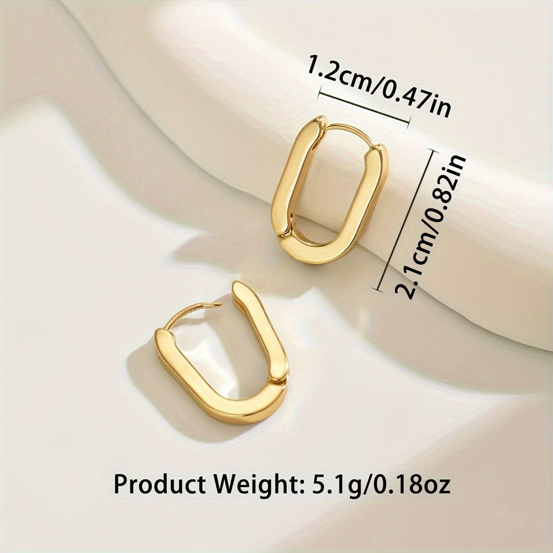 Sienna | Geometric Hoop Earrings
