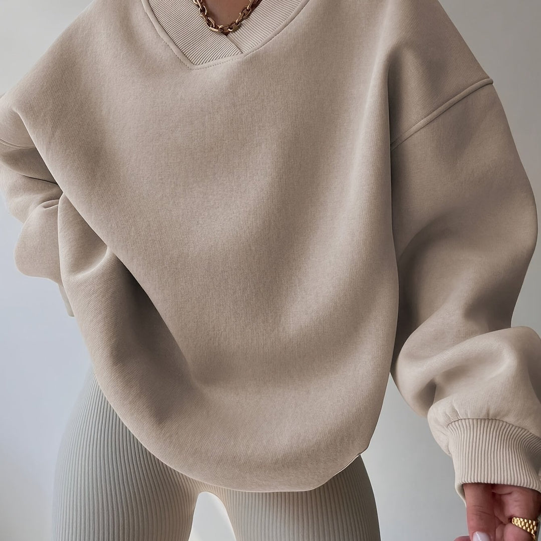 Freya | Relaxed V-Neck Jumper