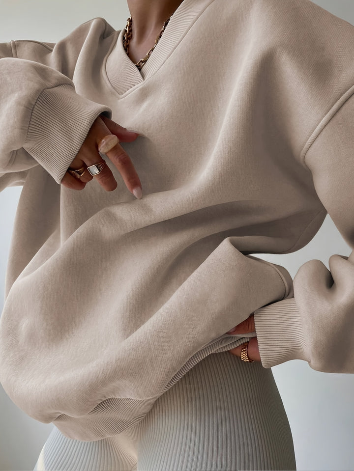 Freya | Relaxed V-Neck Jumper