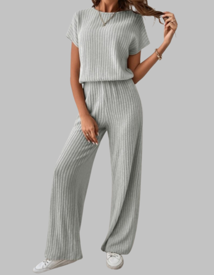 Lydia | Women's Short Sleeve Top & Trouser Set