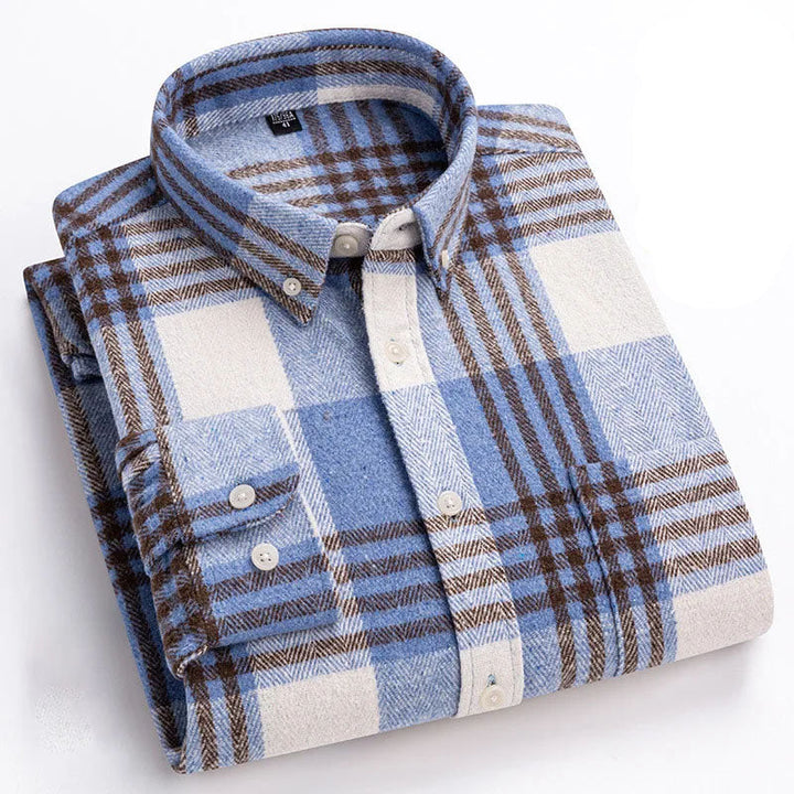 Everett | Men's Check Button-Down Shirt