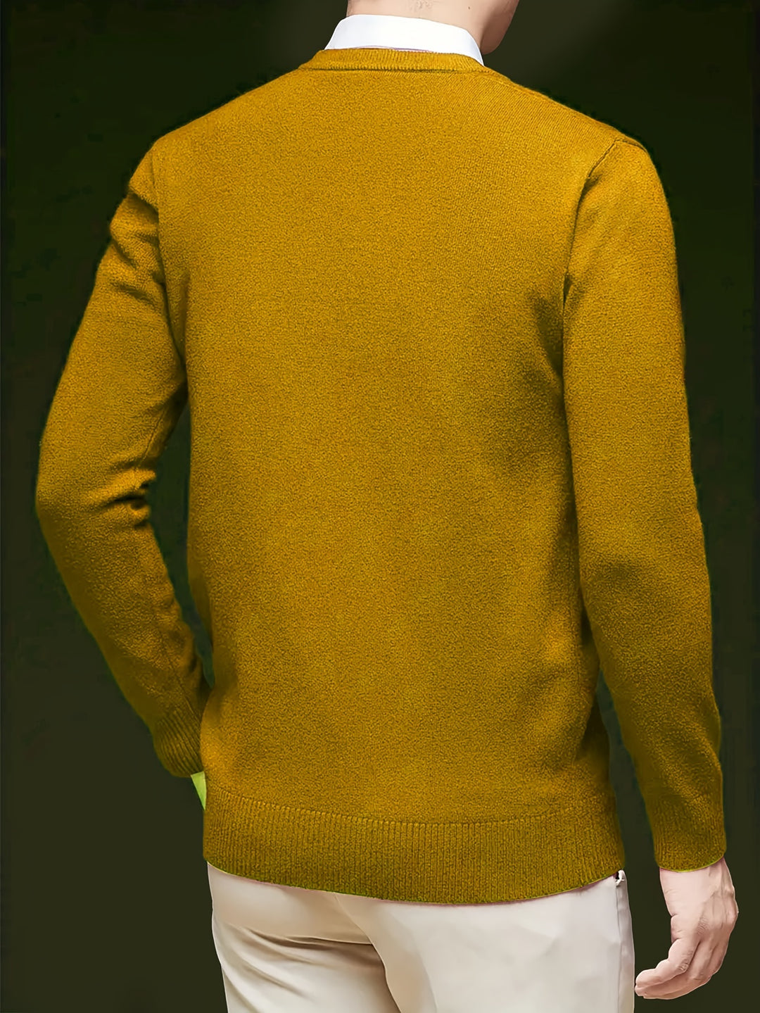 Adrian | Men’s V-Neck Knit Jumper