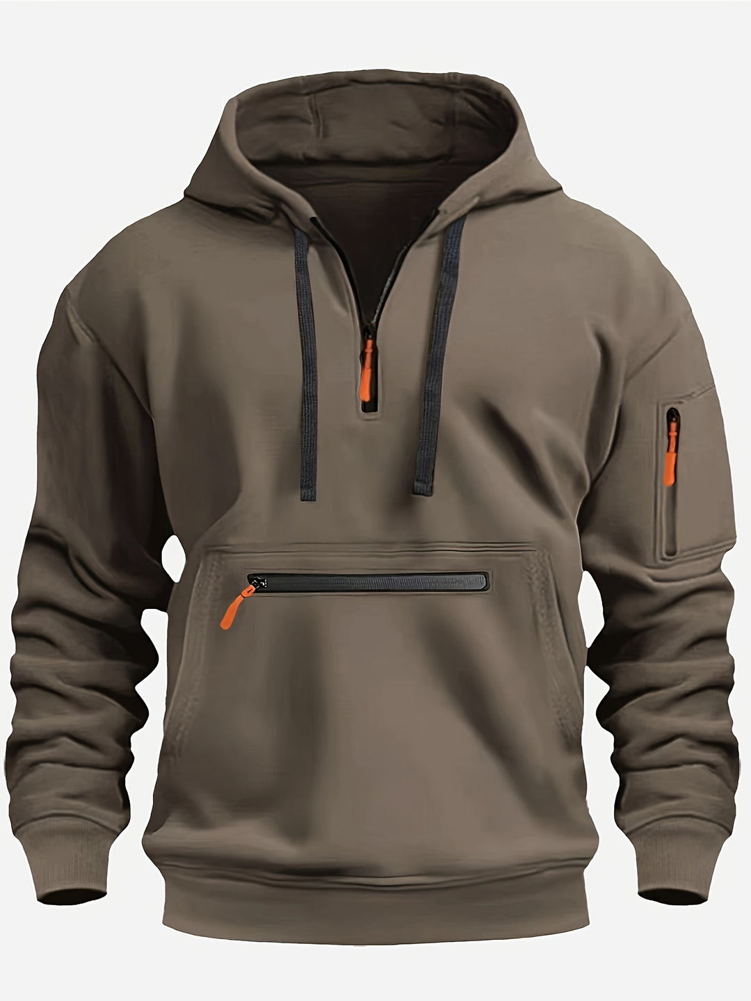 Finley | Men’s Half-Zip Hooded Sweatshirt with Zip Pockets