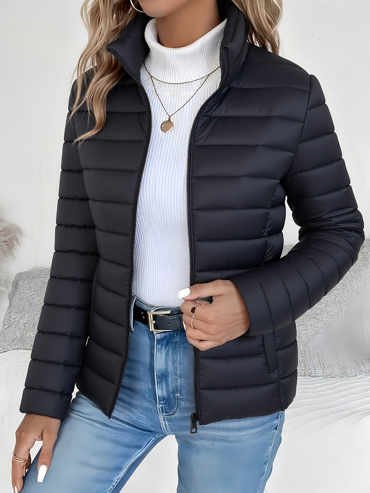 Nora | Quilted High-Neck Zip Jacket