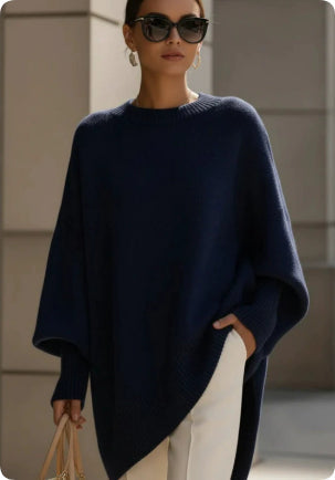 Sidonie | Women's Thick Knit Crew Neck Sweater