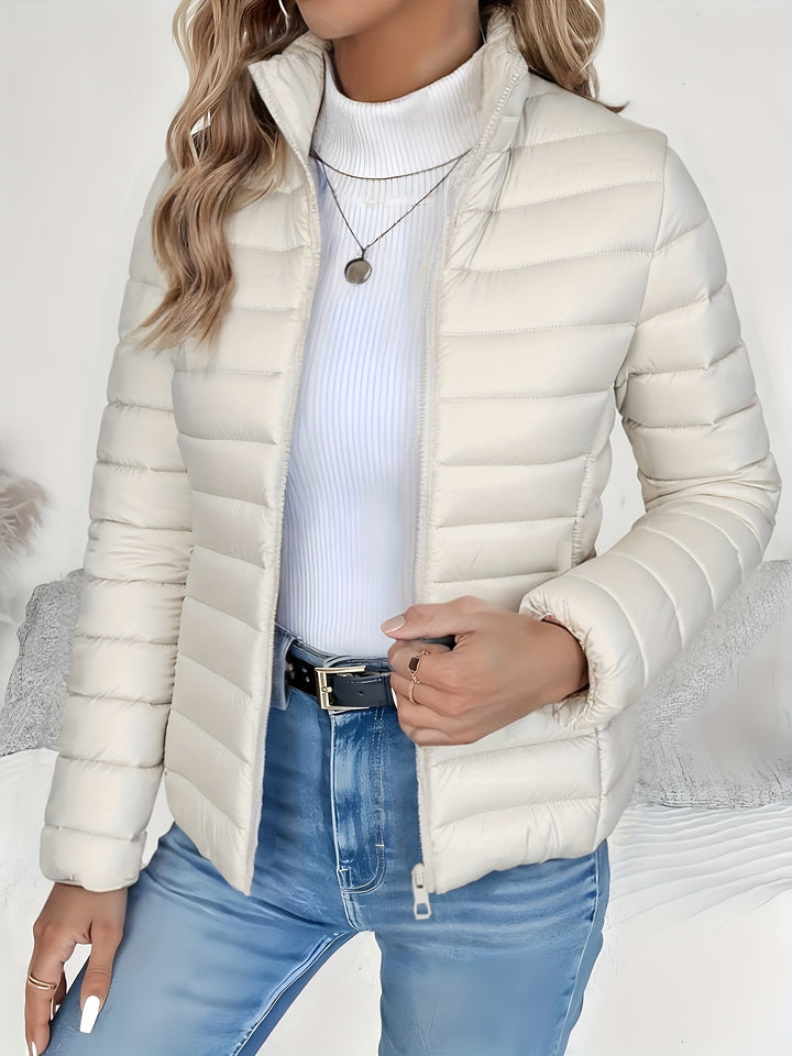 Nora | Quilted High-Neck Zip Jacket