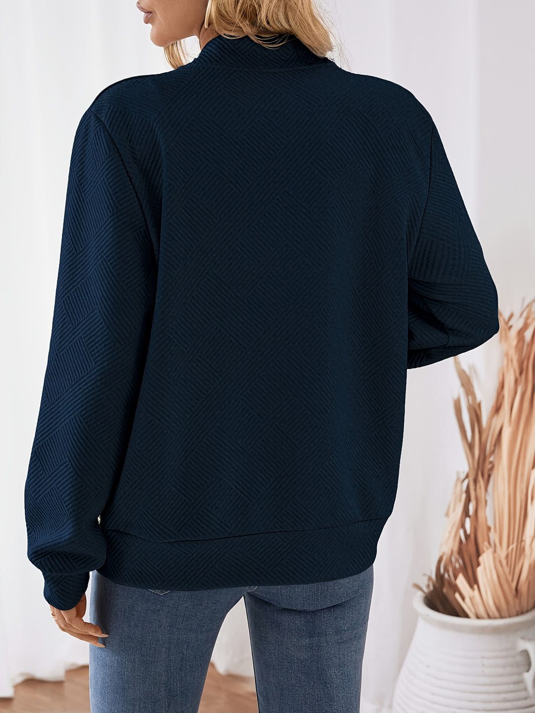 Amelia | Women's Drop Shoulder Zip Casual Jacket