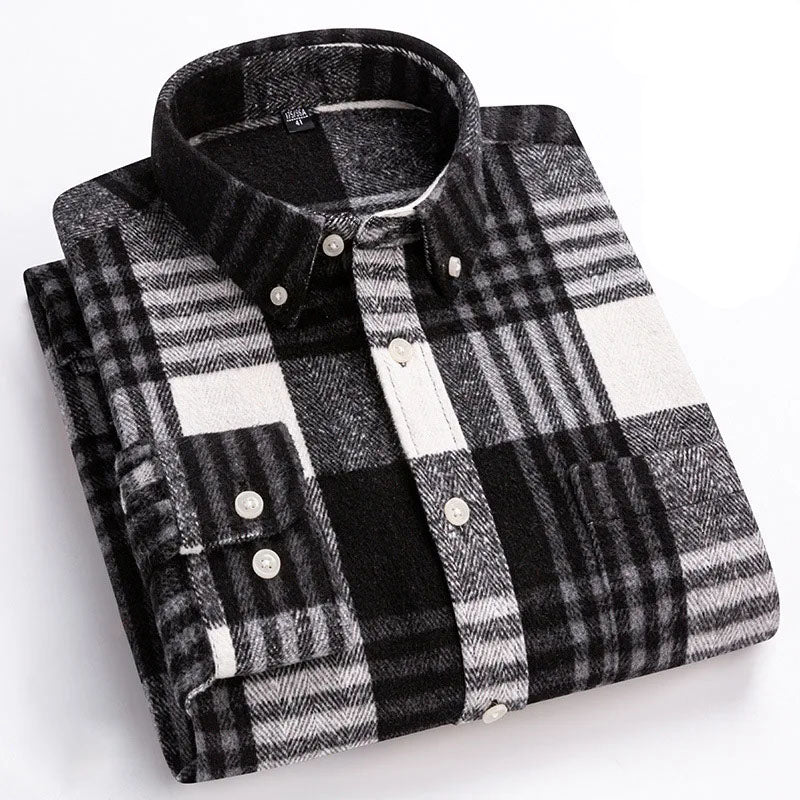 Everett | Men's Check Button-Down Shirt
