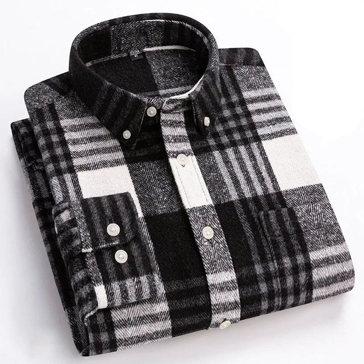 Everett | Men's Check Button-Down Shirt