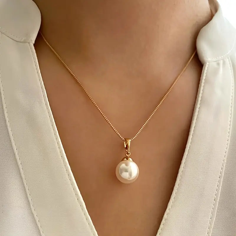 Camille | Elegant Pearl Necklace Set