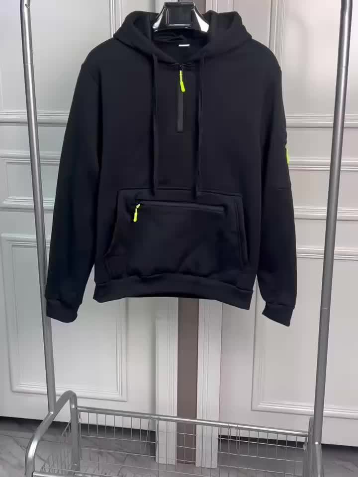 Finley | Men’s Half-Zip Hooded Sweatshirt with Zip Pockets