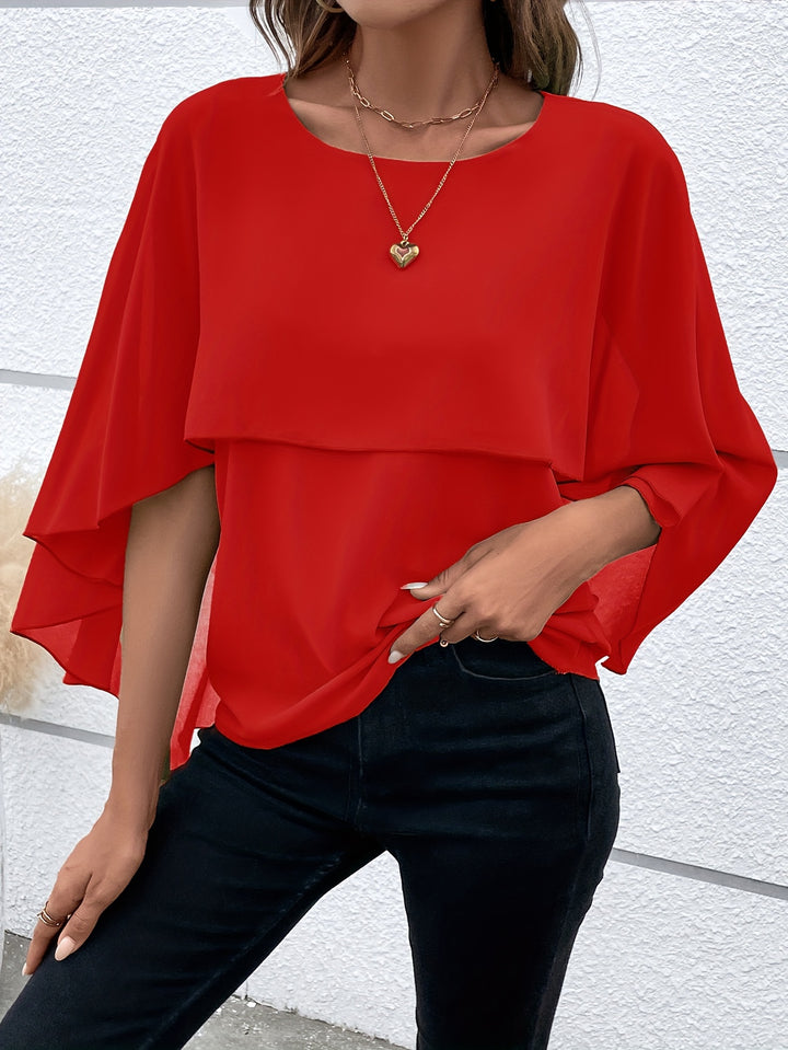 Selina | Asymmetrical Overlay Top