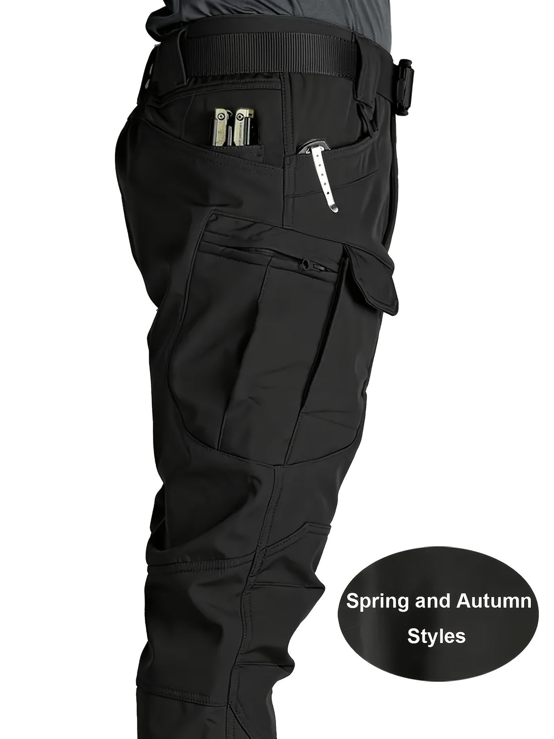 Gavin | Men’s Utility Cargo Trousers with Multi-Pocket Design