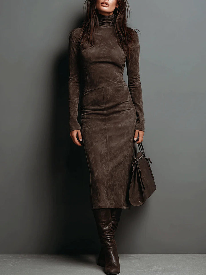 Clara | Women's Lace-Detail Long Sleeve Maxi Dress