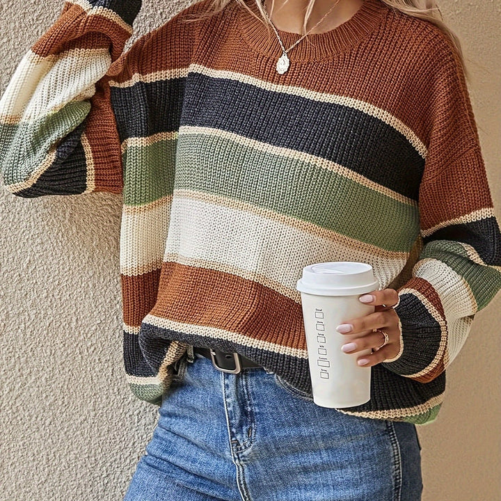 Marlow | Colour Block Striped Jumper