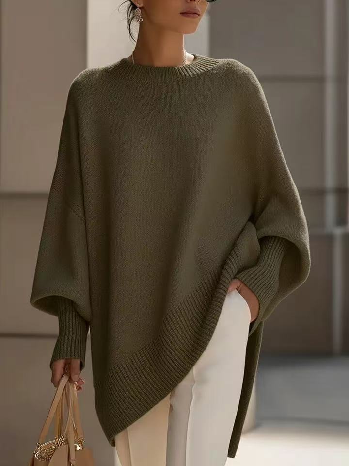 Sidonie | Women's Thick Knit Crew Neck Sweater