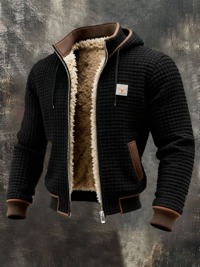 Calder | Lined Quilted Fleece Jacket