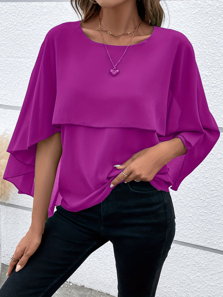 Selina | Asymmetrical Overlay Top
