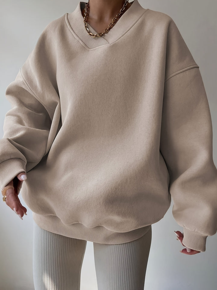 Freya | Relaxed V-Neck Jumper