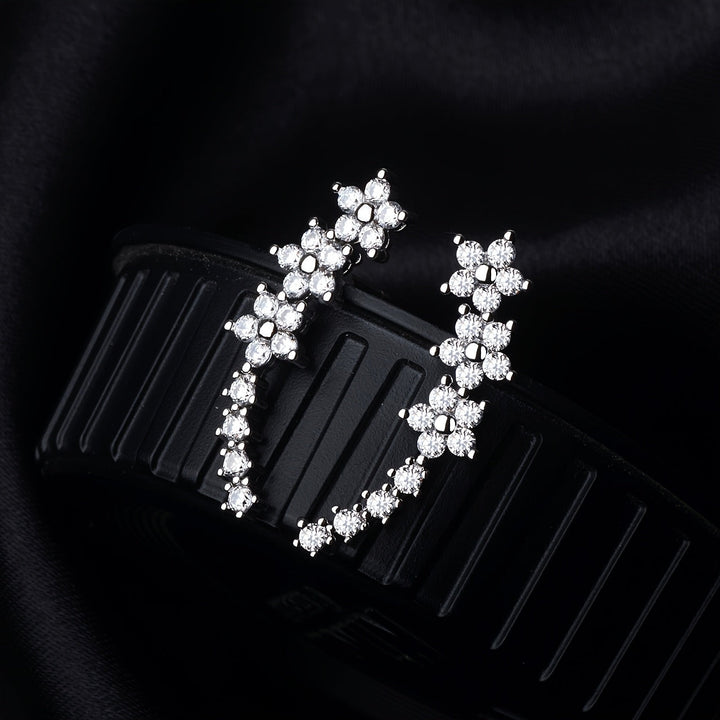 Aurelia | Floral Climber Earrings