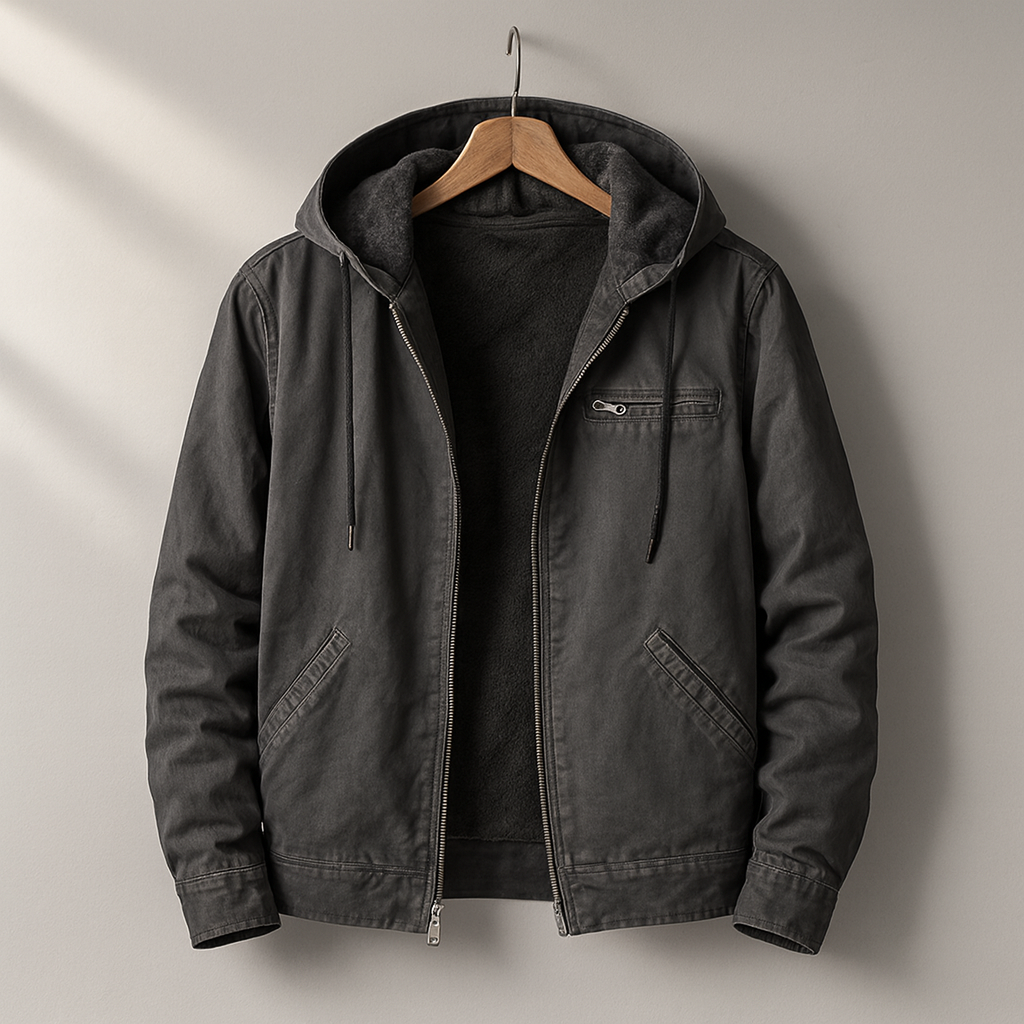 Vincent | Men’s Sherpa-Lined Utility Jacket