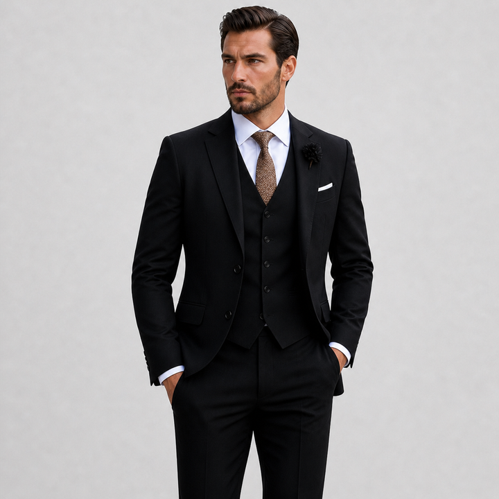 Alistair | Men's Three-Piece Suit with Waistcoat