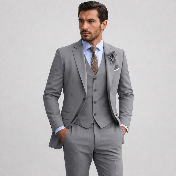 Alistair | Men's Three-Piece Suit with Waistcoat