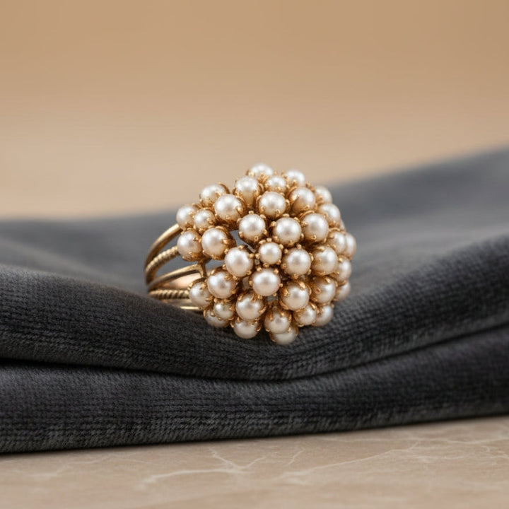 Rosalie | Pearl Cluster Statement Ring
