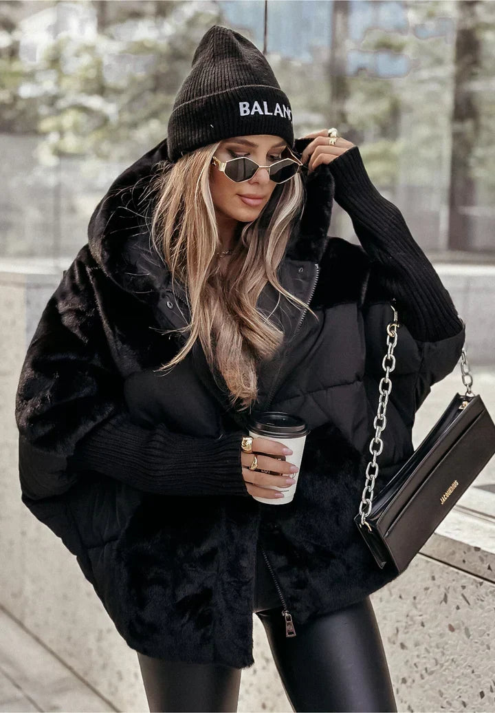 Flora | Women's Oversized Hooded Teddy Coat