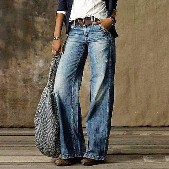 Verena | High-Waist Wide-Leg Flare Jeans