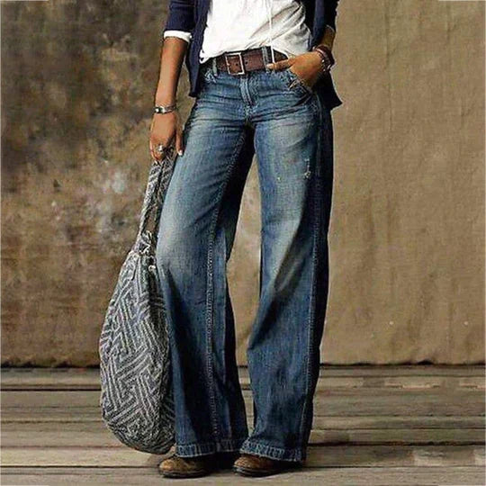 Verena | High-Waist Wide-Leg Flare Jeans