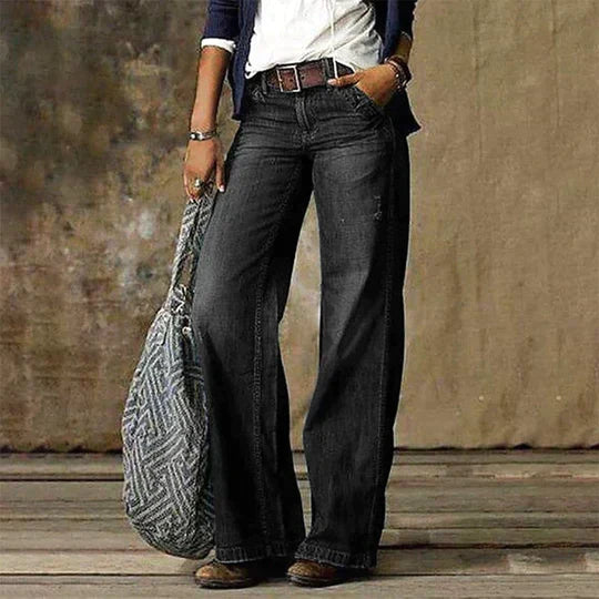 Verena | High-Waist Wide-Leg Flare Jeans