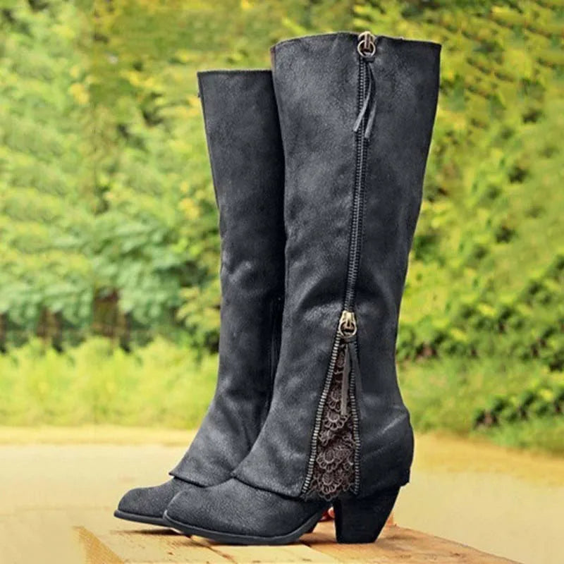 Sybil | Women's Knee-High Western Boots
