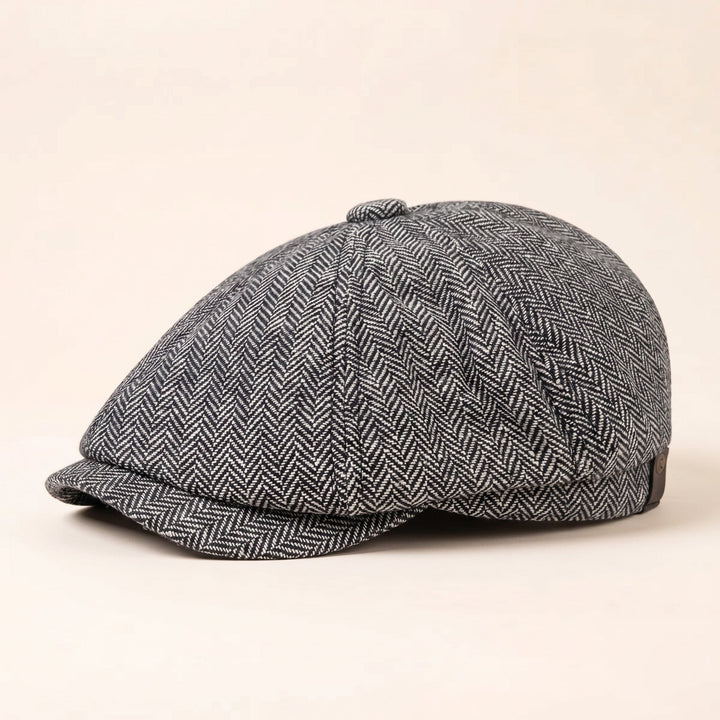 Bramwell | Men's Herringbone Flat Cap