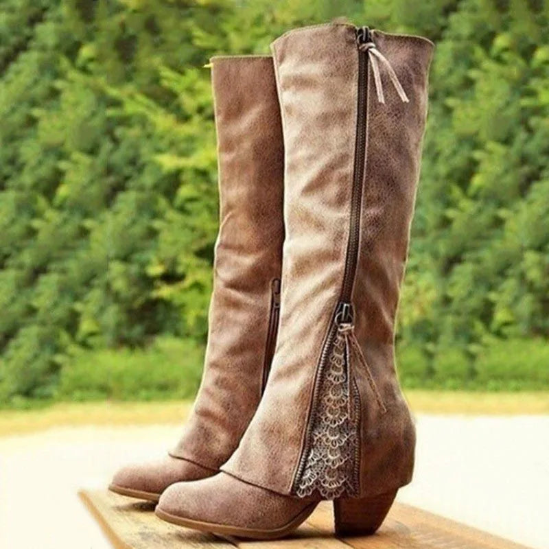 Sybil | Women's Knee-High Western Boots