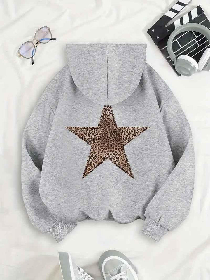 Cassia | Women's Oversized Hoodie with Star Back Print