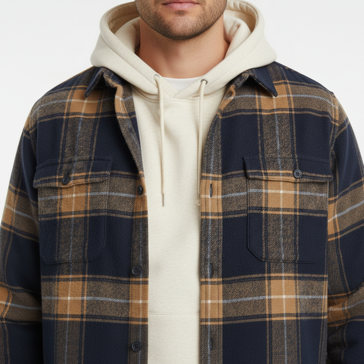 Everett | Men's Check Button-Down Shirt