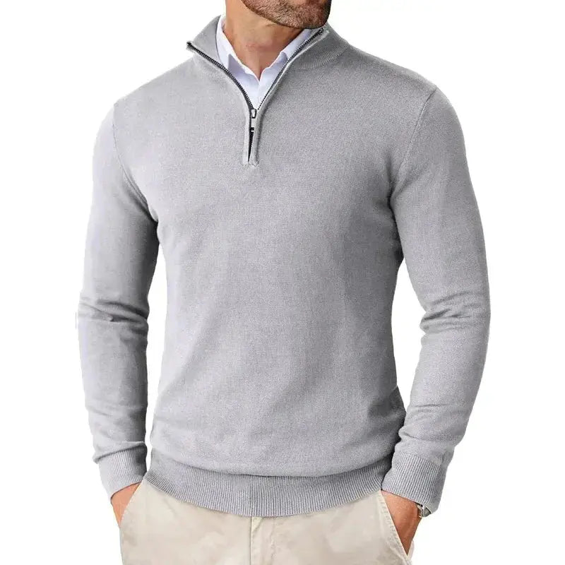 Laurence | Men's Classic Quarter-Zip Jumper