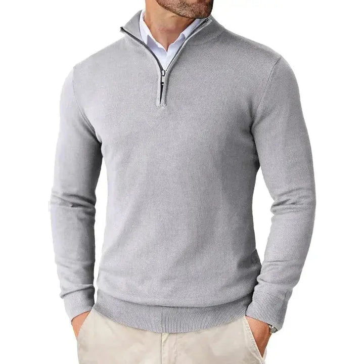 Laurence | Men's Classic Quarter-Zip Jumper